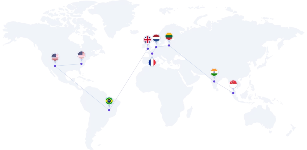 Global Data Center Network - Teroxlab